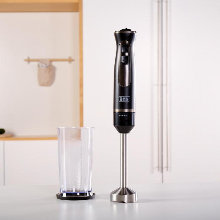 BLACK+DECKER Hand Blender 800W Black Accessories