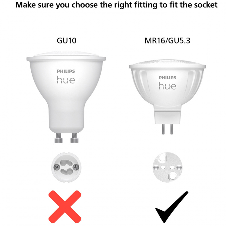 Philips Hue White Ambiance GU5.3 MR16 12V 400lm 1-pack