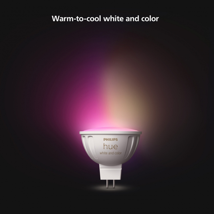 Philips Hue White Color Ambiance GU5.3 MR16 12V 400lm 1-pack Philips Hue White Color Ambiance GU5.3 MR16 12V 400lm 1-pack