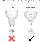 Philips Hue White Color Ambiance GU5.3 MR16 12V 400lm 1-pack Philips Hue White Color Ambiance GU5.3 MR16 12V 400lm 1-pack