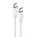 Maxlife MXUC-05 Charging cable USB-C - USB-C, 2m 60W, white Maxlife MXUC-05 Charging cable USB-C - USB-C, 2m 60W, white