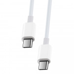 Maxlife MXUC-05 Charging cable USB-C - USB-C, 2m 60W, white Maxlife MXUC-05 Charging cable USB-C - USB-C, 2m 60W, white