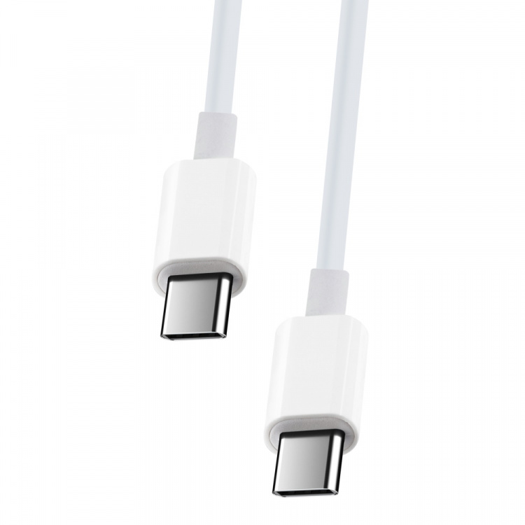 Maxlife MXUC-05 Charging cable USB-C - USB-C, 2m 60W, white Maxlife MXUC-05 Charging cable USB-C - USB-C, 2m 60W, white