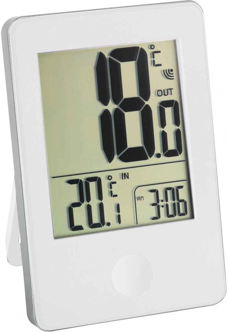 Suomen Lämpömittari 7350 Trådlös inomhus-/utomhustermometer, Vit