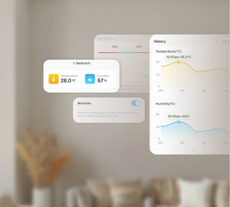 TP-LINK Tapo T310 Temperatur- och luftfuktighetsmätare TP-LINK Tapo T310 Temperatur- och luftfuktighetsmätare