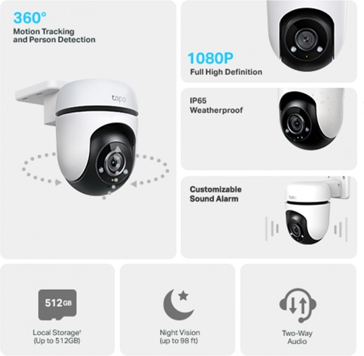 TP-LINK Tapo C500 Övervakningskamera för utomhusbruk