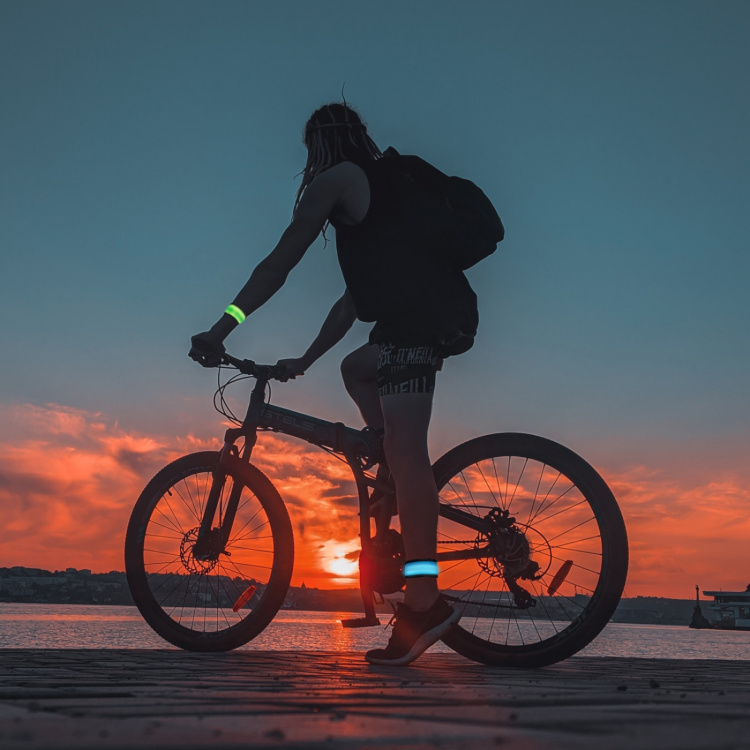 LogiLink LED-reflexband Slap-wrap 2-pack Blå + Grön LogiLink LED-reflexband Slap-wrap 2-pack Blå + Grön