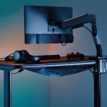 LogiLink Kabelnät för skrivbord 69x34 cm Svart