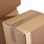 LogiLink Packtejp Tyst 48 mm x 66 m Brun 6-pack