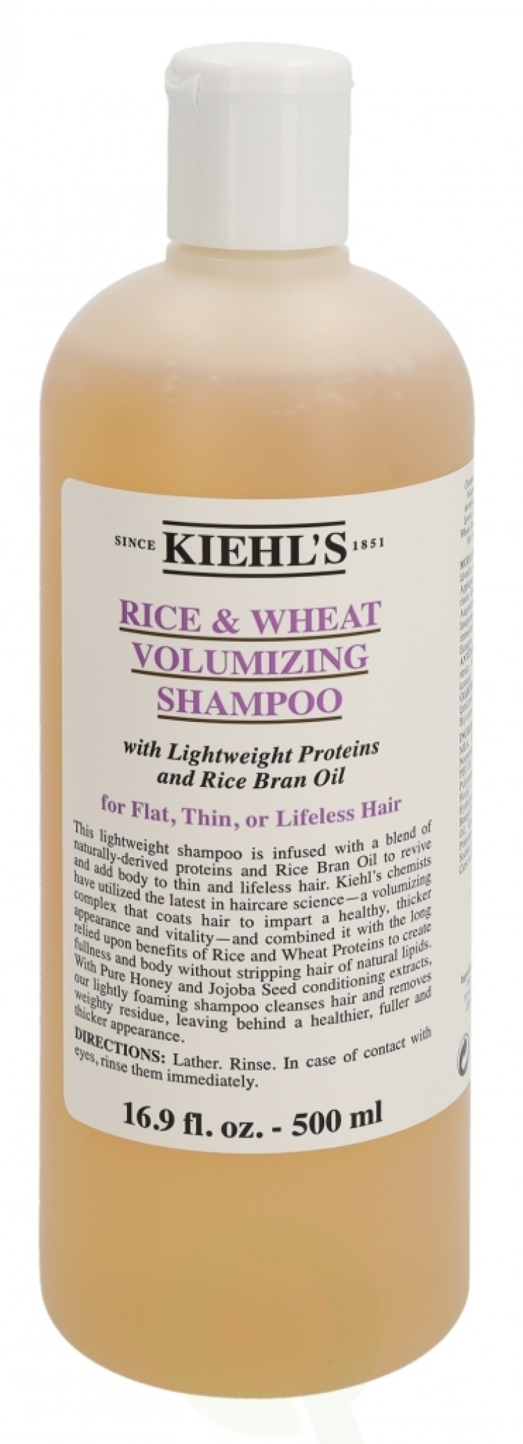 Kiehls Kiehl\'s Rice & Wheat Volumizing Shampoo 500 ml