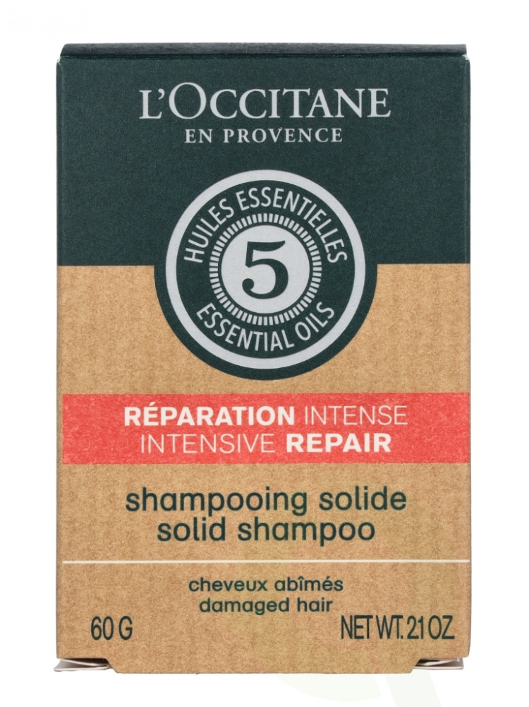 L\'Occitane 5 Ess. Oils Intensive Repair Solid Shampoo 60 gr