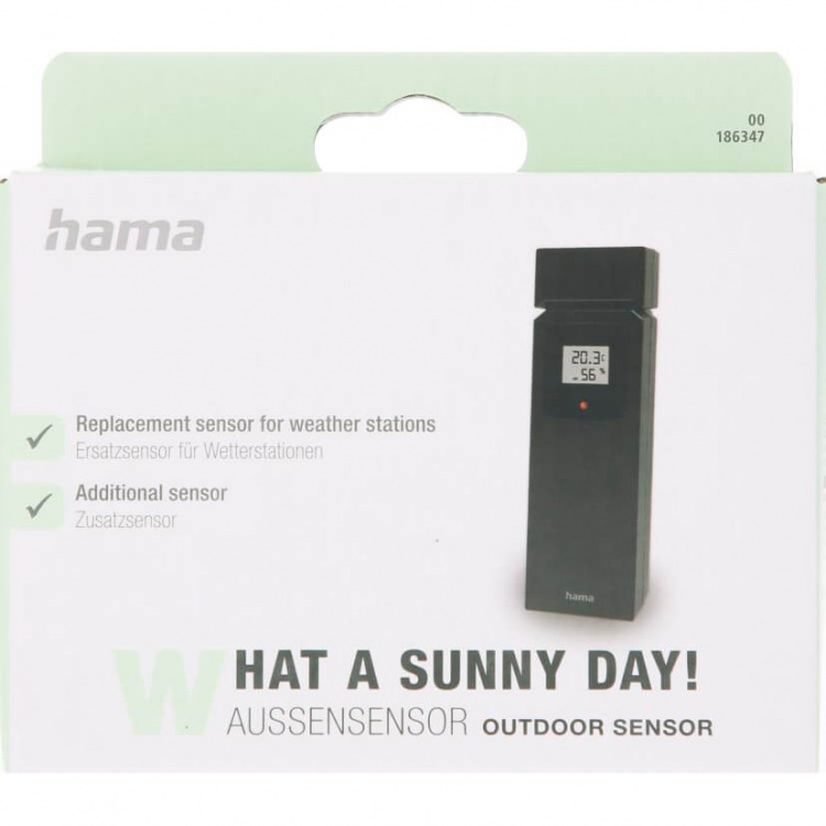Hama Outdoor Sensor TS36E for Weather Station