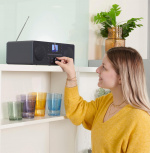 Hama FM/DAB+/CD/BT Internetradio DIR1570CBT Black Hama FM/DAB+/CD/BT Internetradio DIR1570CBT Black