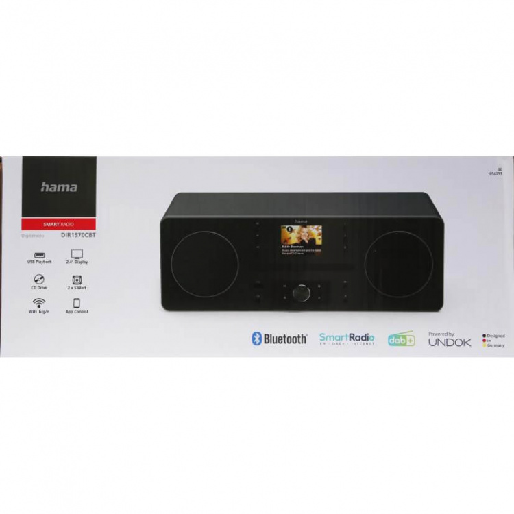 Hama FM/DAB+/CD/BT Internetradio DIR1570CBT Black Hama FM/DAB+/CD/BT Internetradio DIR1570CBT Black
