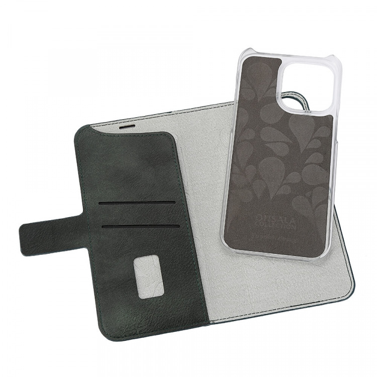 Onsala Wallet Case Eco 2 Card Slots MagSeries Dark Green - iPhone 15 Pro