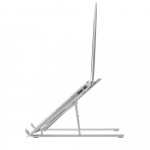 Desire2 Foldable Laptop Stand X shaped Aluminium Silver