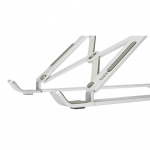 Desire2 Foldable Laptop Stand X shaped Aluminium Silver