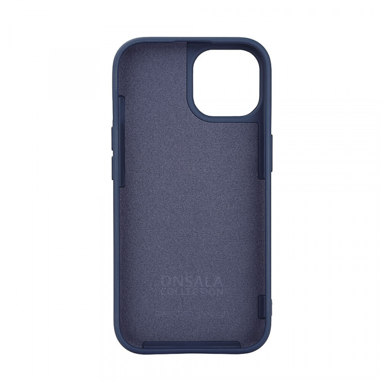 Onsala Phone Case with Silicone Feel MagSeries Dark Blue - iPhone 15