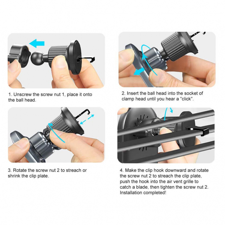 Gear MagSerie Phone Holder Airwent MagSafe Charge 15W Wireless