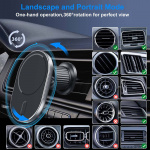 Gear MagSerie Phone Holder Airwent MagSafe Charge 15W Wireless