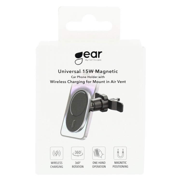 Gear MagSerie Phone Holder Airwent MagSafe Charge 15W Wireless