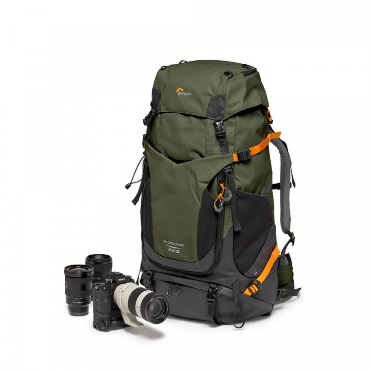 Lowepro Backpack PhotoSport Pro 55L AW IV M-L Dark Green Lowepro Backpack PhotoSport Pro 55L AW IV M-L Dark Green