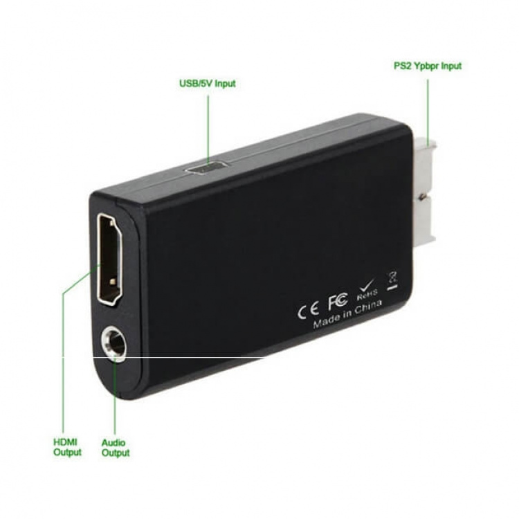 RAPTOR Adapter HDMI to PS2 RAPTOR Adapter HDMI to PS2