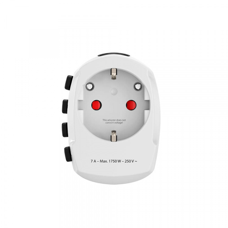 Hama World Travel Adapter Pro EU-WORLD 3-pin Hama World Travel Adapter Pro EU-WORLD 3-pin