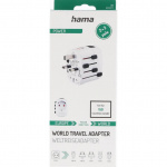Hama World Travel Adapter Pro EU-WORLD 3-pin Hama World Travel Adapter Pro EU-WORLD 3-pin