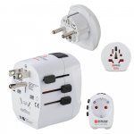 Hama World Travel Adapter Pro Light USB 3-pin Hama World Travel Adapter Pro Light USB 3-pin