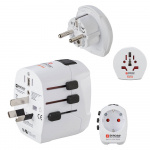 Hama World Travel Adapter Pro Light USB 3-pin Hama World Travel Adapter Pro Light USB 3-pin