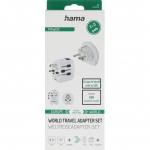 Hama World Travel Adapter Pro Light USB 3-pin Hama World Travel Adapter Pro Light USB 3-pin