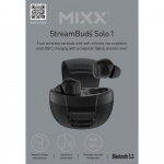 MIXX Headphone Solo 1 In-Ear TWS Black
