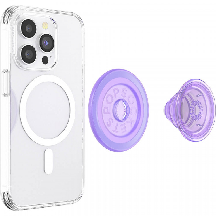 PopSockets PopGrip for Magsafe Lavender Translucent