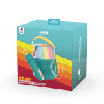 Mobility On Board Speaker Karaoke Kit Mic LED Blue