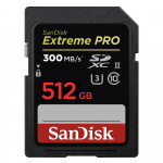 SanDisk SDXC Extreme Pro 512GB 300MB/s UHS-II V90