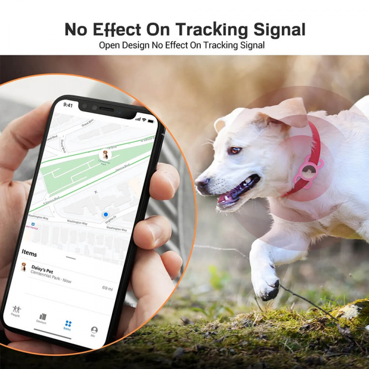 Elago Ofkoz Collar AirTag Holder Pink Elago Ofkoz Collar AirTag Holder Pink