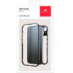 BLACK ROCK Phone Case 360° Glass Transp/Black - iPhone 15