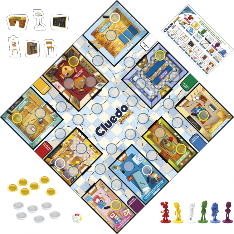 Hasbro Cluedo Junior brädspel SE/FI Hasbro Cluedo Junior brädspel SE/FI