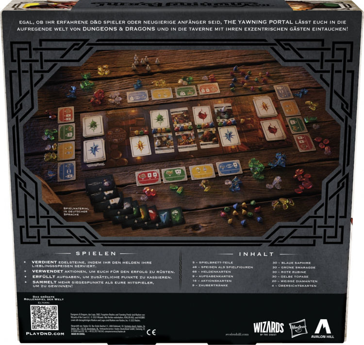 Hasbro Avalon Hill Dungeons and Dragons The Yawning Portal Brädspel, EN