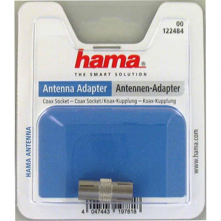 Hama Antenna Adapter, coax socket - coax socket