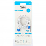 Hama Cable Network CAT6a Slim U/UTP 3.0m White