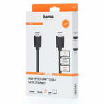 Hama Cable HDMI High Speed 4K 18 Gbit/s 1.5m