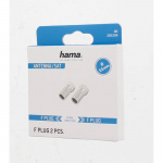 Hama F-Plug 5.5mm 2-pack