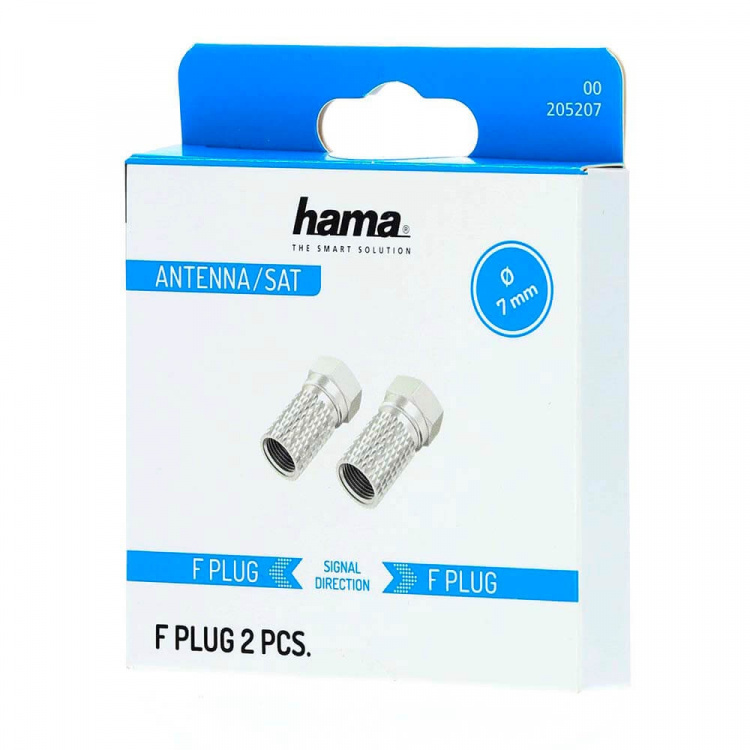 Hama F-Plug 7.0mm 2-pack