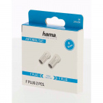 Hama F-Plug 8.0mm 2-pack