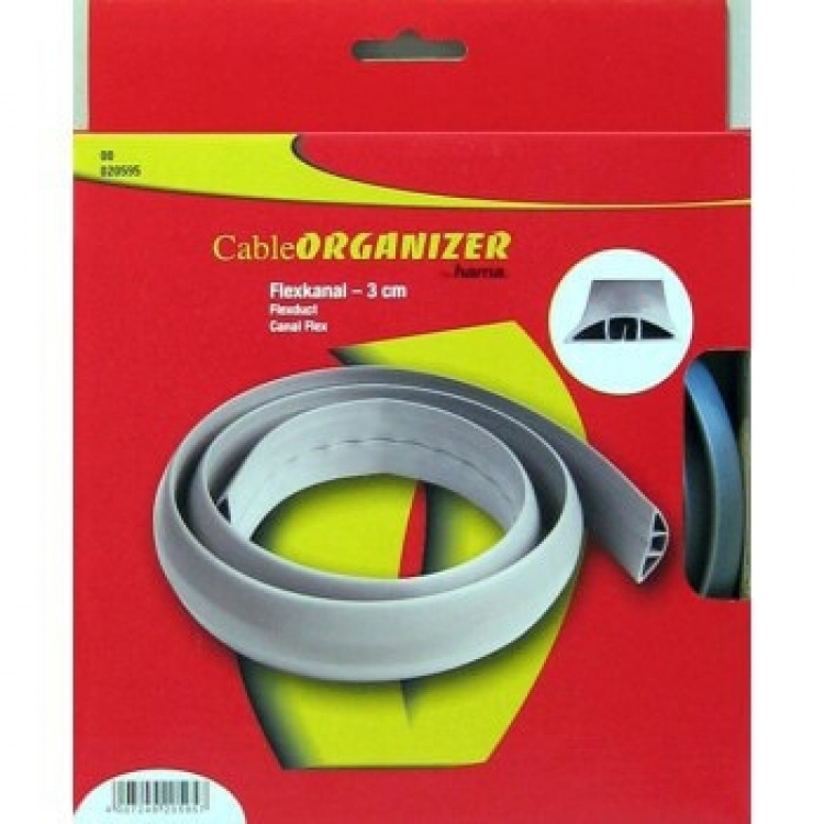 Hama Kabelkanal Flex 3cm Grå 1.8m