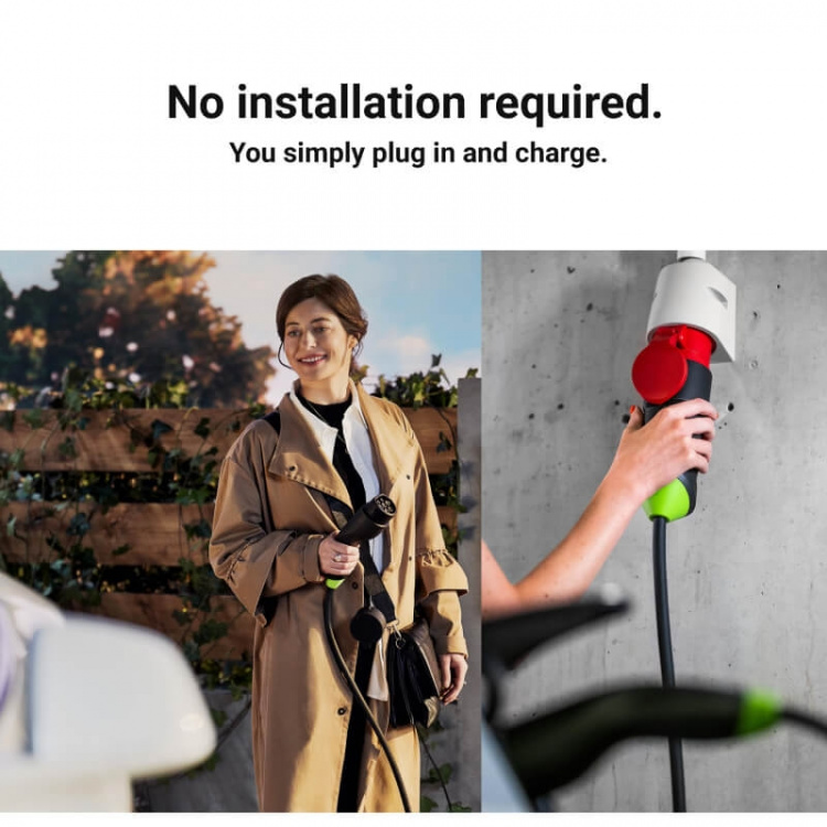 greencell EV Charger Habu 11kW 7m Type 2/CEE 3 phase