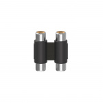 Hama Adapter Audio 2xRCA Female-Female Black