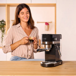 SOLAC Espresso Maker Taste Slim Black